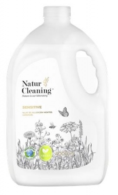 Mosógél, illat- és allergénmentes, 4 l, NATURCLEANING "Sensitive"