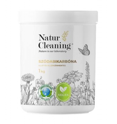 Szódabikarbóna, illat- és allergénmentes, 1 kg, NATURCLEANING