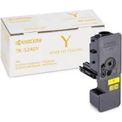 TK5240 Lézertoner M5526CDN, 5526CDW, P5026CDN, 5026CDW nyomtatókhoz, KYOCERA, sárga, 3k