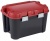 Szerszámosdoboz, 60 l, 59x39,5x36 cm, CURVER "Totem", fekete-piros